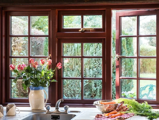 wooden windows